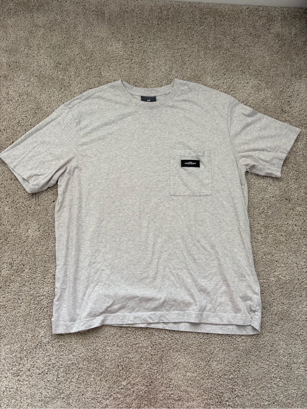 H&M Heather Gray Pocket Tee